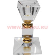 Подсвечник стеклянный 10 см