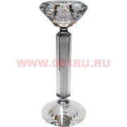 Подсвечник стеклянный 17,5 см