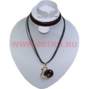 Подвеска на шнурке (F-62) Лебедь цена за упаковку из 12шт