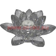 Кристалл "Лотос" прозрачный белый 10 см (XH3-3)