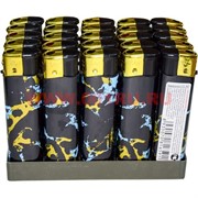Зажигалка газовая «черная с пятнами» 25 шт/бл