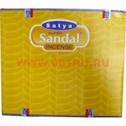 Благовония Satya Super Sandal (12упХ100 гр), цена за 12 упаковок