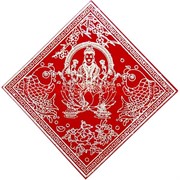 Денежная салфетка красная 17х17 см «Лакшми» цена за пару