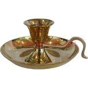 Подсвечник из латуни с ручкой (Индия)