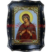 Икона "Семистрельная" с Пресвятой Богородицей