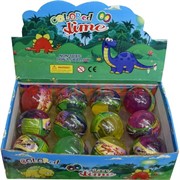 Лизун «шарик» Colored Slime с игрушкой цена за 12 шт