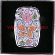 Зеркало женское "Бабочка" со стразами