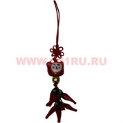 Подвеска Фэн Шуй кот Манеки Неко с перцами