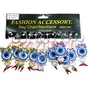 Брелок &quot;Глазки, совы и перец&quot; (HR-S-857) цена за 12 шт/уп