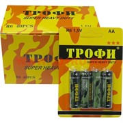 Батарейки солевые "Трофи" АА, цена за уп 40 шт, блистер