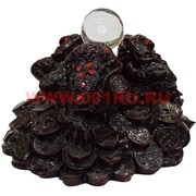 Три жабки со стеклянным шаром (HN-602) 10 см 24 шт/кор