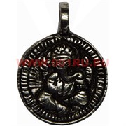 Подвеска Ганеша металлическая под мельхиор