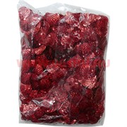 Пайетки "ракушки" ярко-красные цена за уп из 100 гр