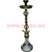 Кальян на 1 трубку "завитый" (Pharaon, Ager)с кристаллами (68 см высота)