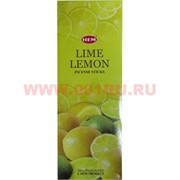 Благовония HEM "Лайм+Лимон", цена за уп из 6 шт