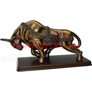 Бык из полистоуна большой на подставке