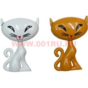 Зажигалка газовая "Котики" цвета в ассортименте