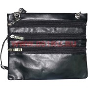 Сумочкая женская с 3 змейками 18х24 см