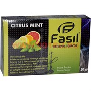 Табак для кальяна Fasil «Citrus Mint» 50 гр (фасиль цитрусовые с мятой)