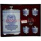 Набор «Сберегательная кружка» фляга 9 унций и 4 стаканчика (GT-005-16) - фото 100362