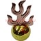 Огненный шар Кситигарбхи (металл) 13 см - фото 100609