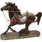 Лошадь бегушая на подставке из полистоуна (25 см высота) - фото 100868