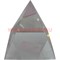 Кристалл "Пирамида прозрачная" 7 см (для гравировки) в твердой коробочке - фото 101363