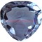 Кристалл «Сердце Зодиак» голубое 5 см - фото 101490
