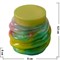Лизун перламутровый разноцветный большой, цена за 12 шт (144 шт/кор) - фото 102189