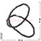 Подвеска из гематита магнитная "4 бусины через многогранник" - фото 102861