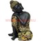 Будда 17 см сидящий (полистоун, ткань) - фото 104036
