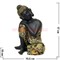 Будда 17 см сидящий (полистоун, ткань) - фото 104037