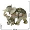 Слониха со слоненком (NS-842C) под кость - фото 104061