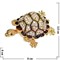 Шкатулка "Черепаха" с серебристыми стразами - фото 104388