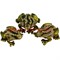 Набор шкатулок "Три лягушки" цвет зеленый - фото 104458