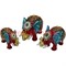 Набор шкатулок "Три слона" цвет бордовый - фото 104498