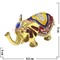 Шкатулка "Слон" цвет микс - фото 104562