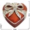 Шкатулка "Сердце с бантиком" цвета в ассортименте - фото 104656