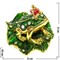Шкатулка «Лягушка с короной на листике» - фото 104772