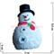 Игрушка мягкая резиновая Дед Мороз цена за 12 шт - фото 104890