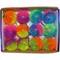 Мячики светящиеся "ежики" со звуком (AN-64) 80 мм, цена за 12 шт (с резинкой) - фото 104981