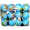 Мячики прыгающие 60 мм глобус 12 шт/упаковка - фото 105578