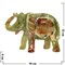 Слон 16 см (6 дюймов) с загнутым хоботом - фото 107297