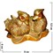 Нэцке, утки мандаринки на листке лотоса (KL-27A) - фото 107802
