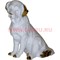 Белый фарфор Собака Ньюфаундленд 12 см (60 шт/кор) символ 2018 года - фото 107835