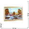 Картина из янтаря в простой светлой рамке 14х17 - фото 108482