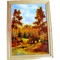 Картина из янтаря в простой светлой рамке 17х28 - фото 108497