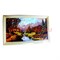 Картина из янтаря в простой светлой рамке 16х27 см - фото 108506