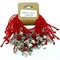 Браслет Красная нить с подвеской (1577) смайлик 12 шт/упаковка - фото 110469