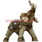 Слон светлый с поднятым хоботом 35 см из полистоуна - фото 111319